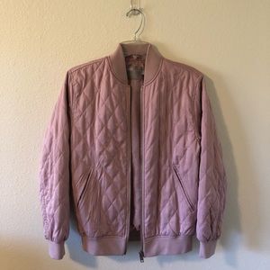 PINK ASOS BOMBER JACKET